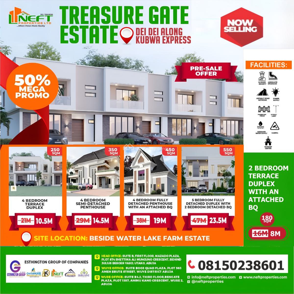 Treasure Gate Estate Dei Dei By Kubwa Express, Treasure Gate Estate By Kubwa Express, Dei-dei, Abuja, Residential Land for Sale