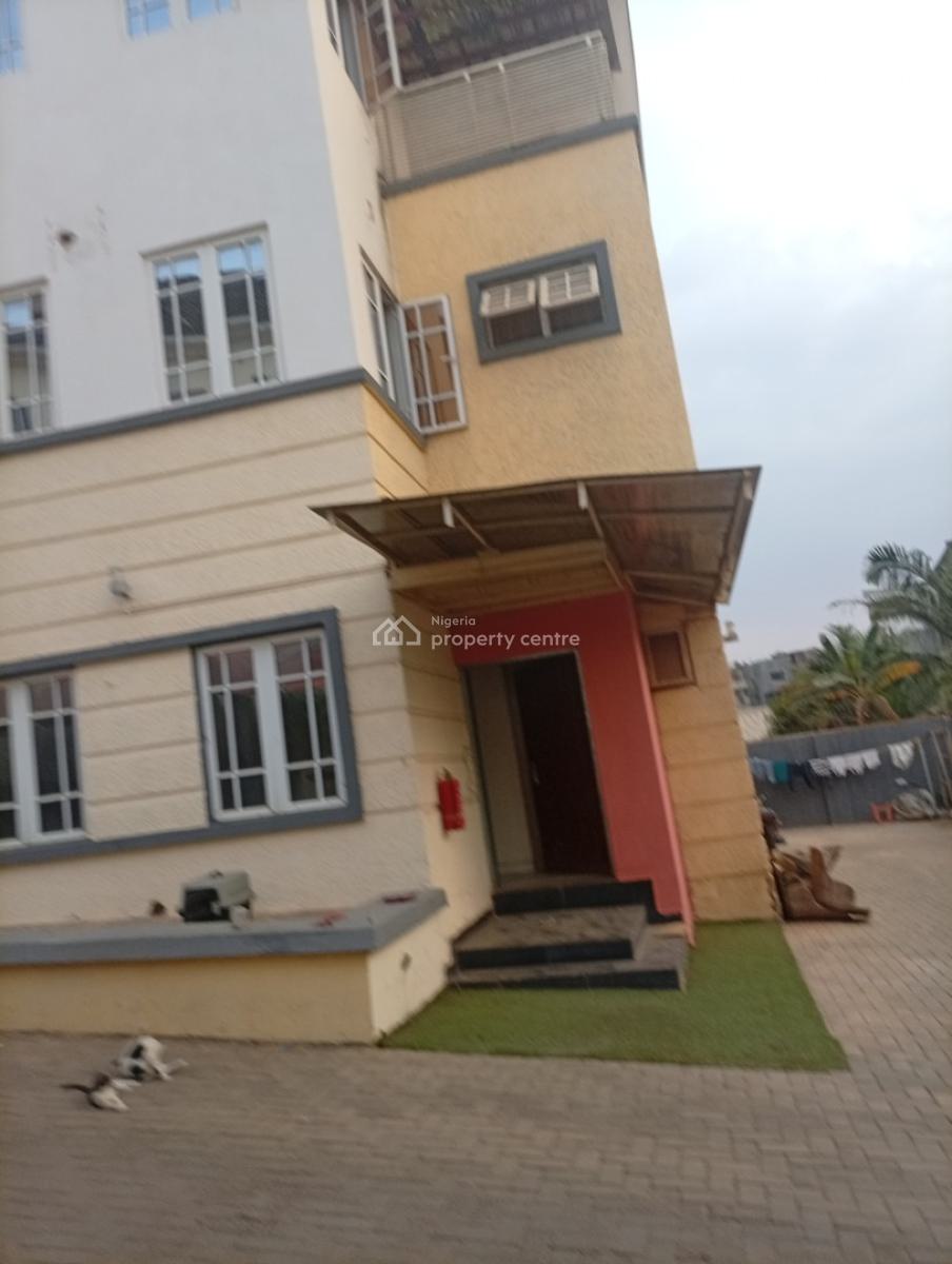 Corner Piece 4 Bedroom Terraced Duplex with a Bq, Guzape District, Abuja, Terraced Duplex for Rent