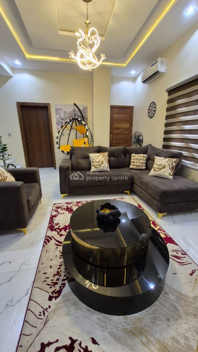 Brand New 2 Bedrooms Sea-view Duplex with Ps5 & Swimming Pool, Bloom Haven Residence, Ikate Elegushi, Lekki, Lagos, Terraced Duplex Short Let