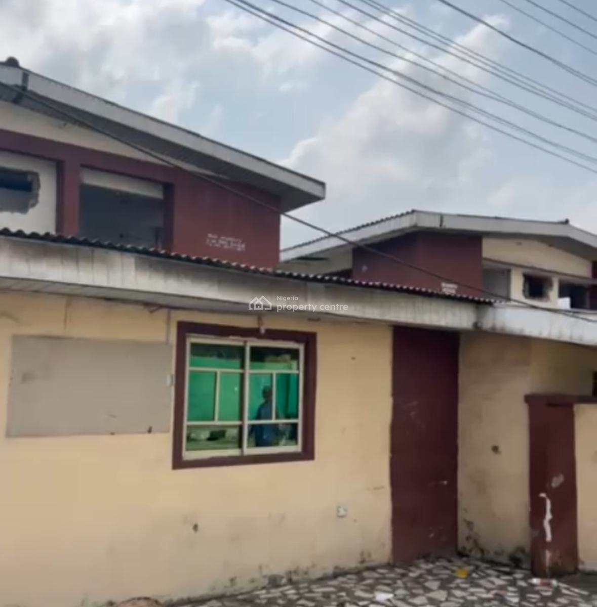 Corner Piece 1380sqm of 2 Buildings of 8 Mos of 3 Bedrooms with Bqs  a, Behind Airport Hotel Ikeja, Ikeja, Lagos, Block of Flats for Sale