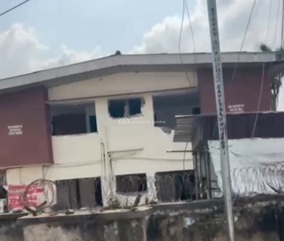 Corner Piece 1380sqm of 2 Buildings of 8 Mos of 3 Bedrooms with Bqs  a, Behind Airport Hotel Ikeja, Ikeja, Lagos, Block of Flats for Sale