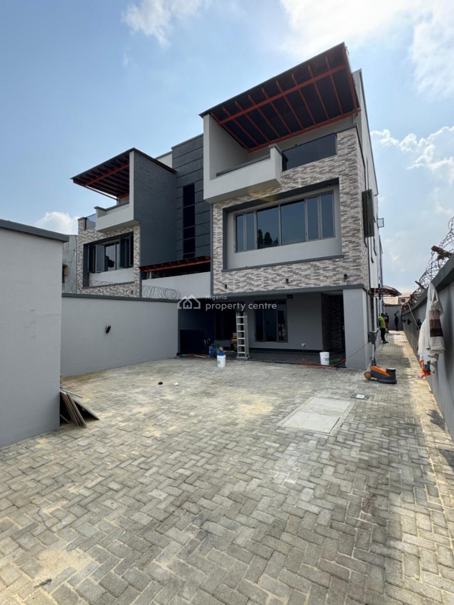 Most Elegant 5 Bedroom Semi Detached Duplex with a Bq., Gbagada Lagos, Gbagada, Lagos, Semi-detached Duplex for Sale