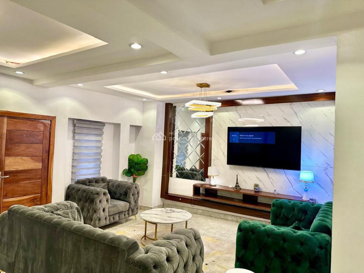 Luxuriously Furnished & Fully Serviced 4bedroom Terrace Duplex with Bq, Salem, Ikate, Lekki, Lagos., Ikate, Lekki, Lagos, Terraced Duplex for Rent