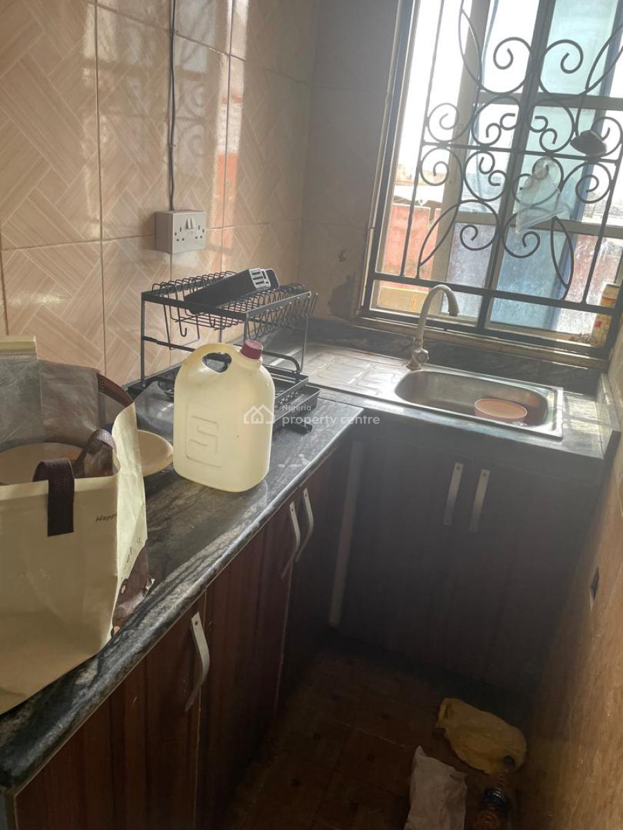 Spacious Mini Flat Upstairs, Off Lawanson Road, Lawanson, Surulere, Lagos, Mini Flat (room and Parlour) for Rent