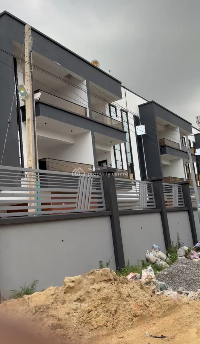 Newly Built 4 Bedroom Terrace Duplex in a Secured Environment, Alausa, Ikeja, Lagos, Terraced Duplex for Rent