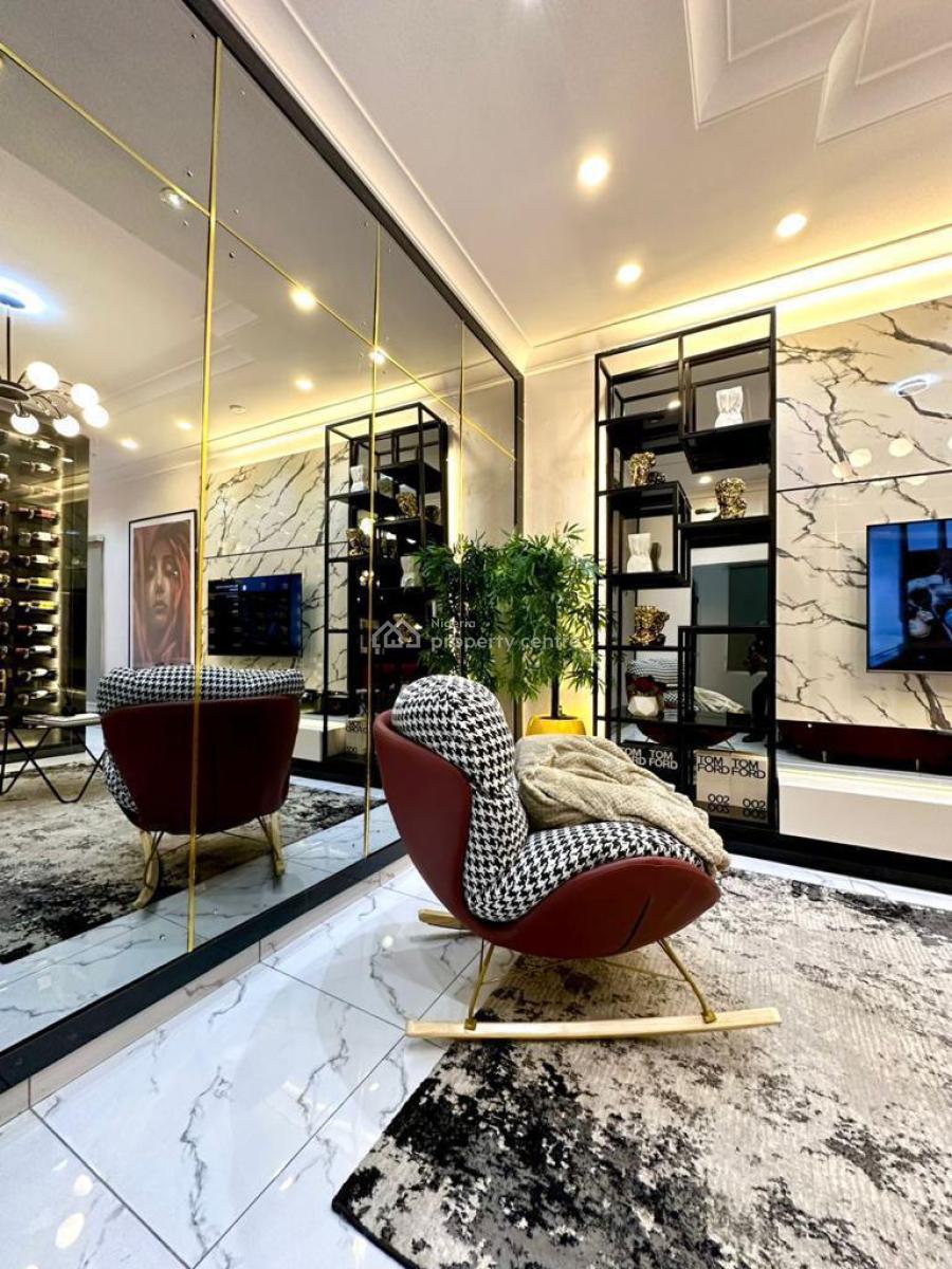 Beautifully Furnished One Bedroom Apartment with Wine Cellar, Chevron, Lekki, Lagos, Flat / Apartment Short Let