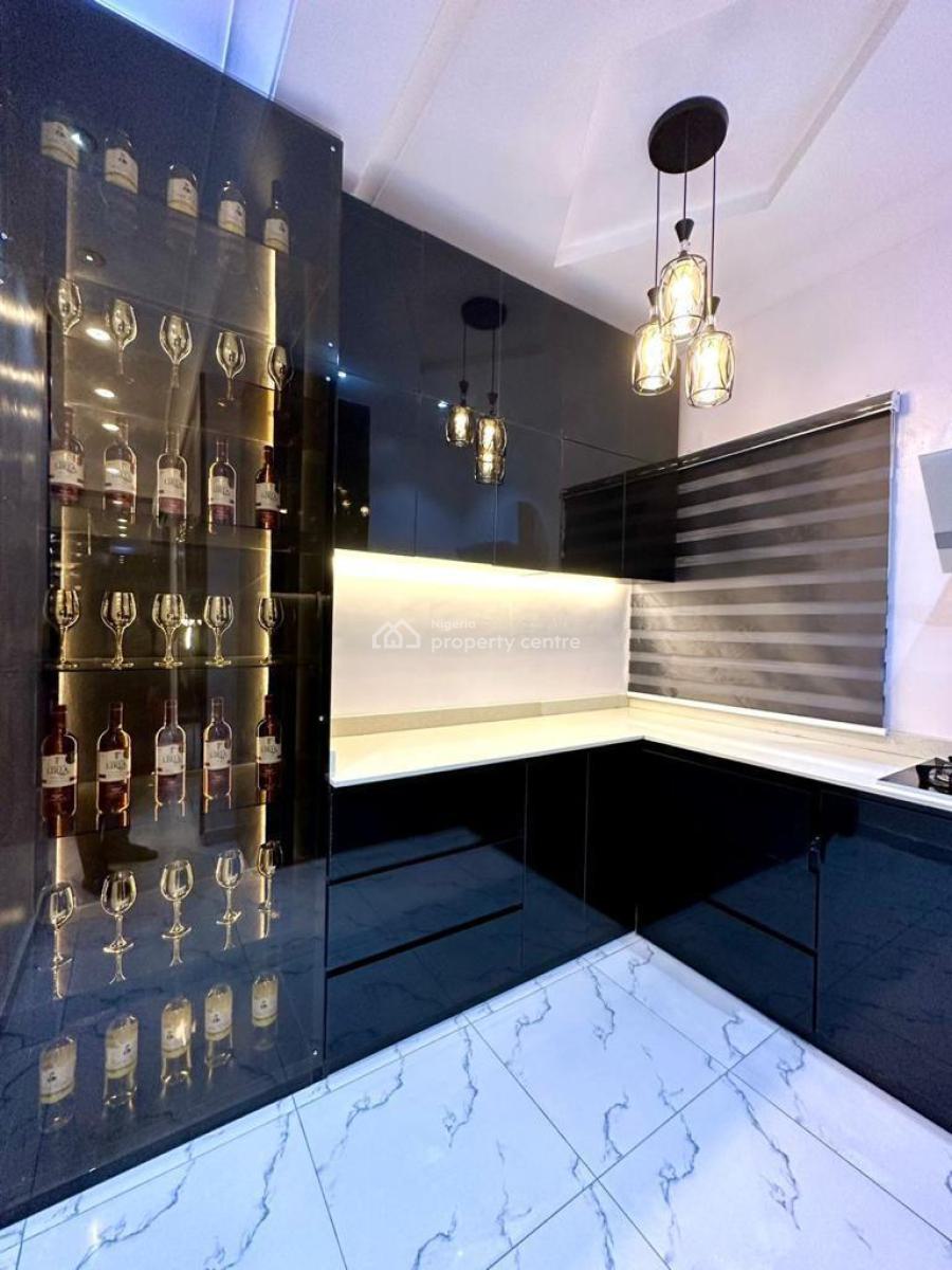 Beautifully Furnished One Bedroom Apartment with Wine Cellar, Chevron, Lekki, Lagos, Flat / Apartment Short Let