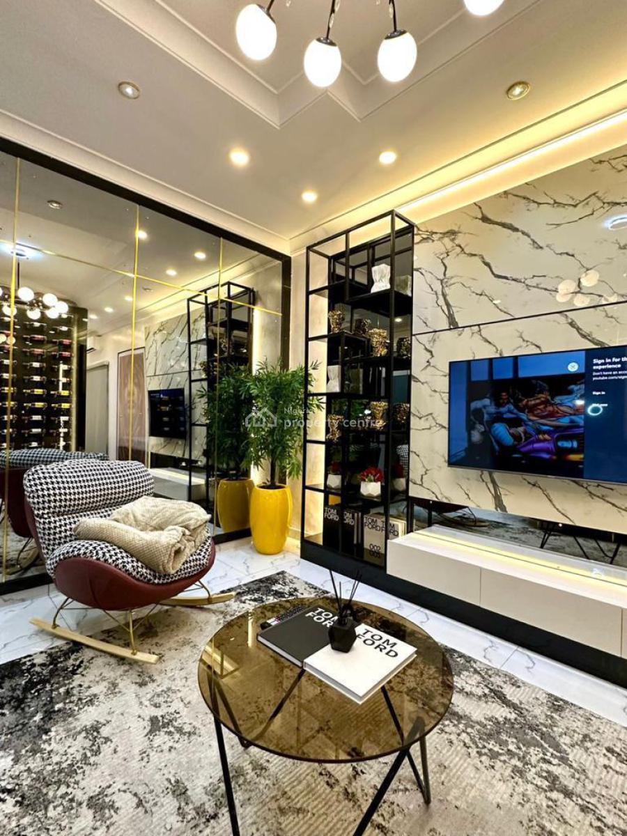 Beautifully Furnished One Bedroom Apartment with Wine Cellar, Chevron, Lekki, Lagos, Flat / Apartment Short Let