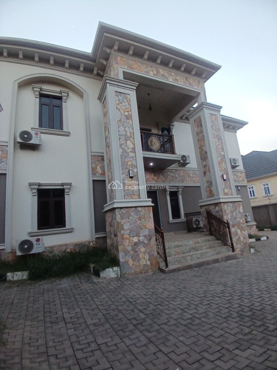 Brand New 5 Bedroom Mansion with 2room Bq, Guzape Abuja Diplomatic Zone, Guzape District, Abuja, Detached Duplex for Rent