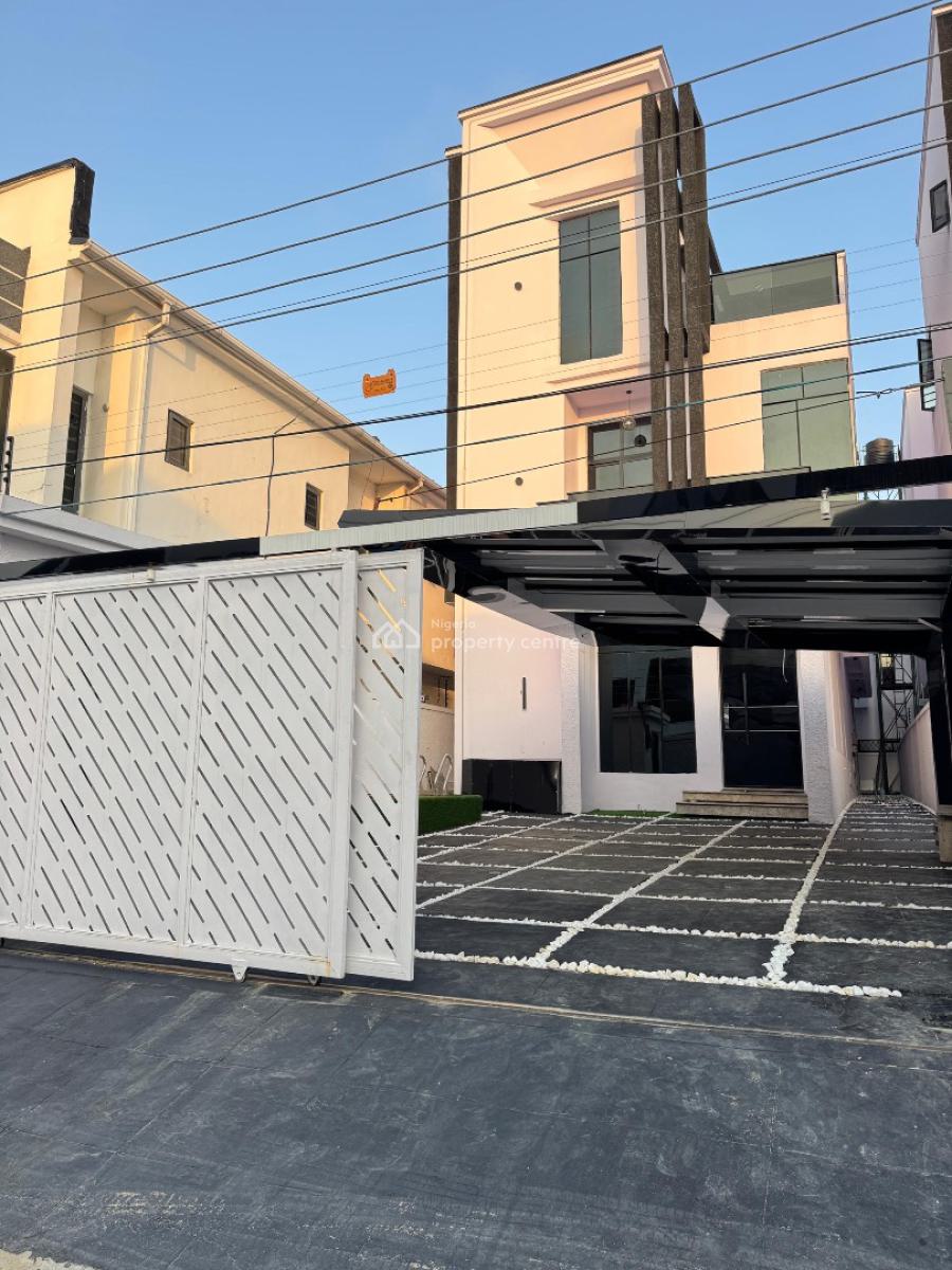 Spacious 5 Bedroom  Duplex with a Bq, Cinema & Pool, Orchid Road, Lekki, Lagos, Detached Duplex for Sale