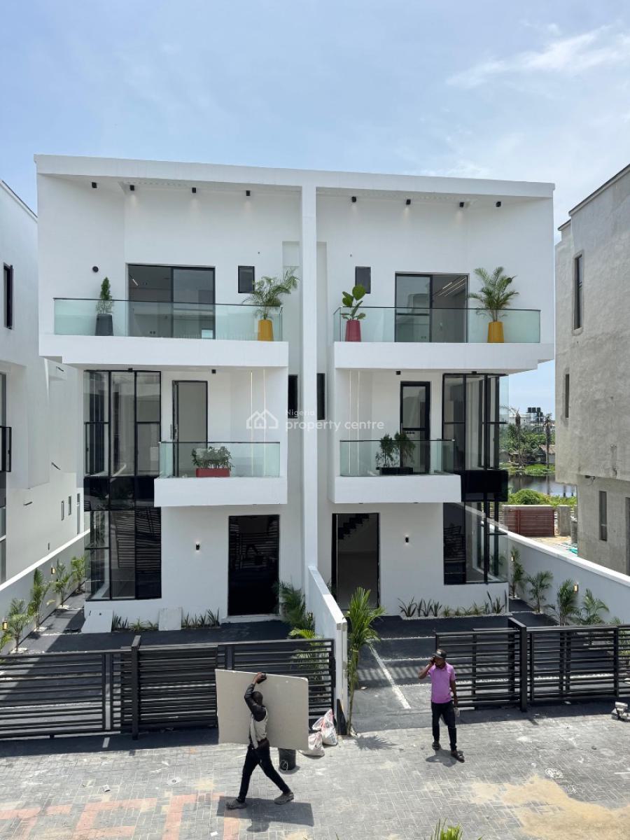 Spacious 4 Bedroom Semi-detached  Duplex with a Bq, Orchid Road, Lekki, Lagos, Semi-detached Duplex for Sale