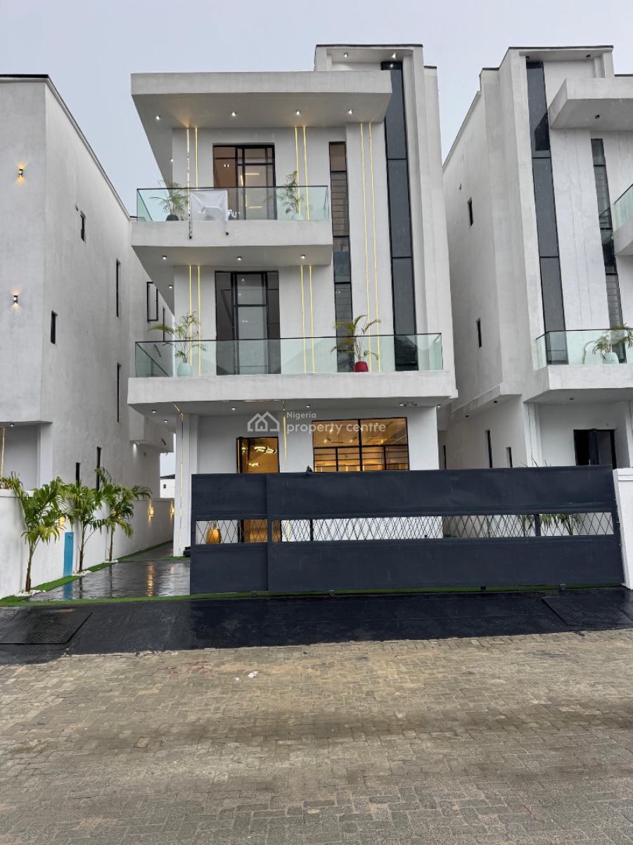 Magnificent 5 Beds with a Bq on Two Floors, Orchid Road, Lekki, Lagos, Detached Duplex for Sale