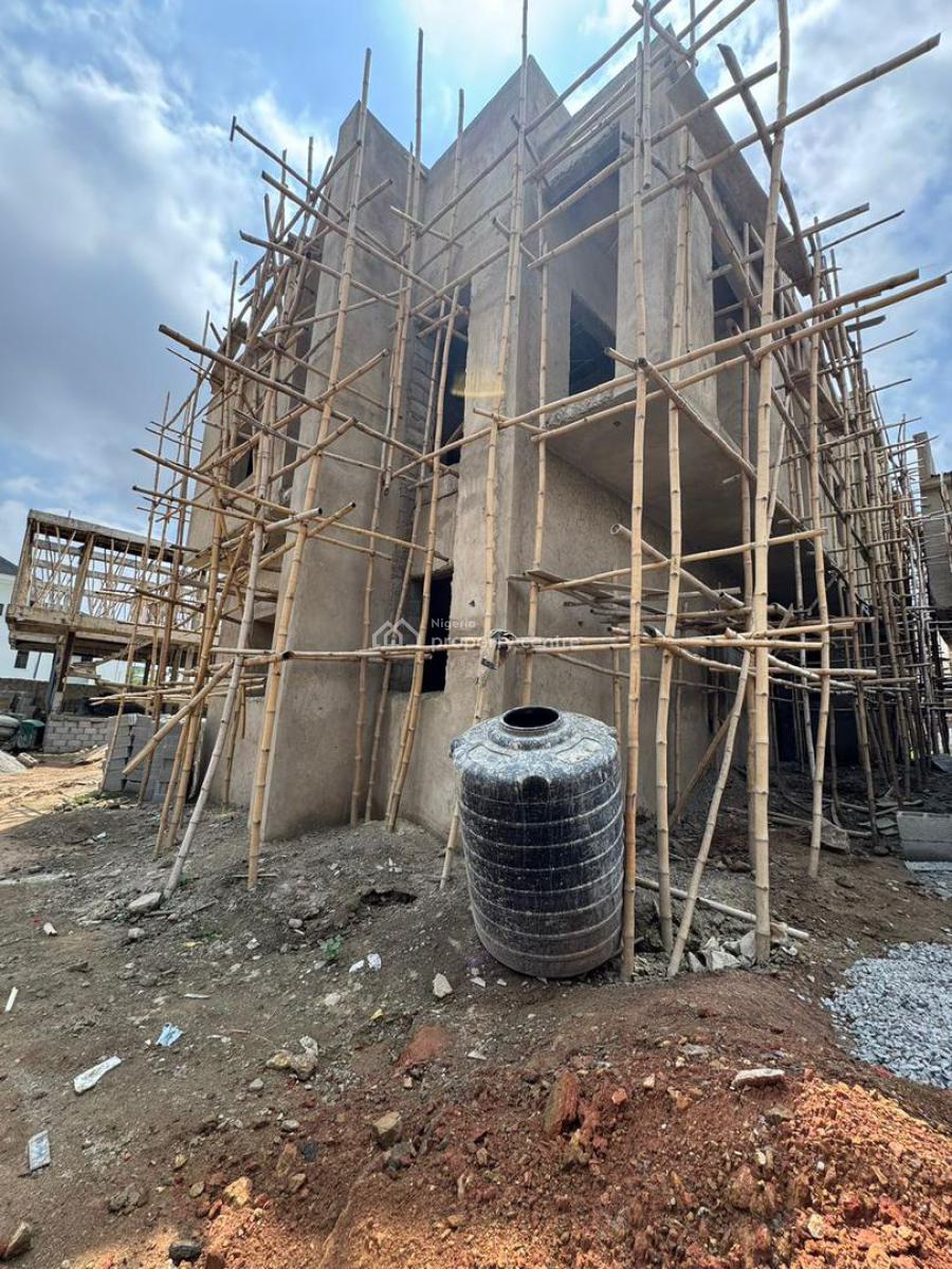 4 Bedroom Duplex + Bq (carcass), Guzape District, Abuja, Detached Duplex for Sale