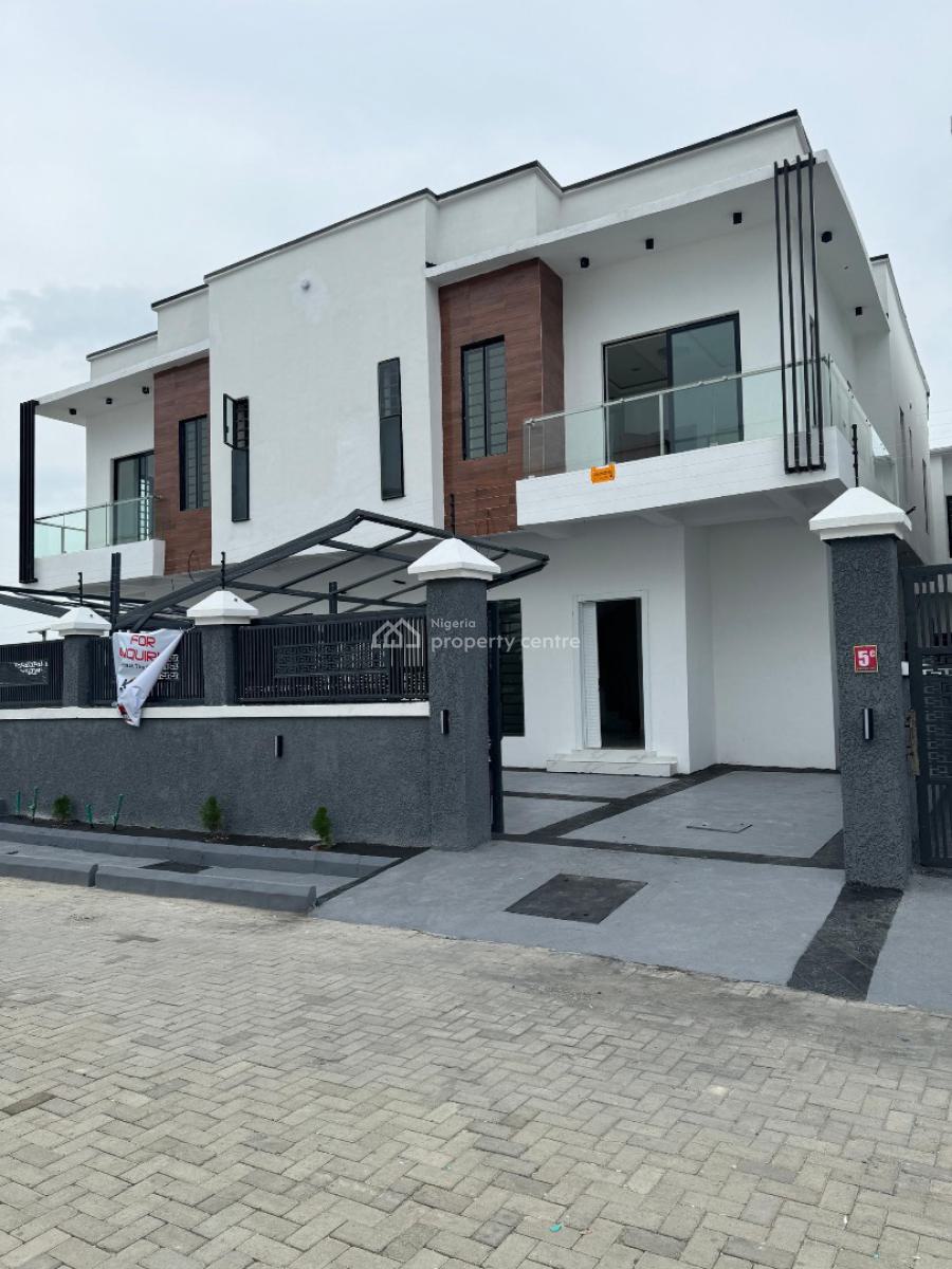 Spacious 4 Bedroom Semi-detached  Duplex with a Bq, Orchid Road, Lekki, Lagos, Semi-detached Duplex for Sale