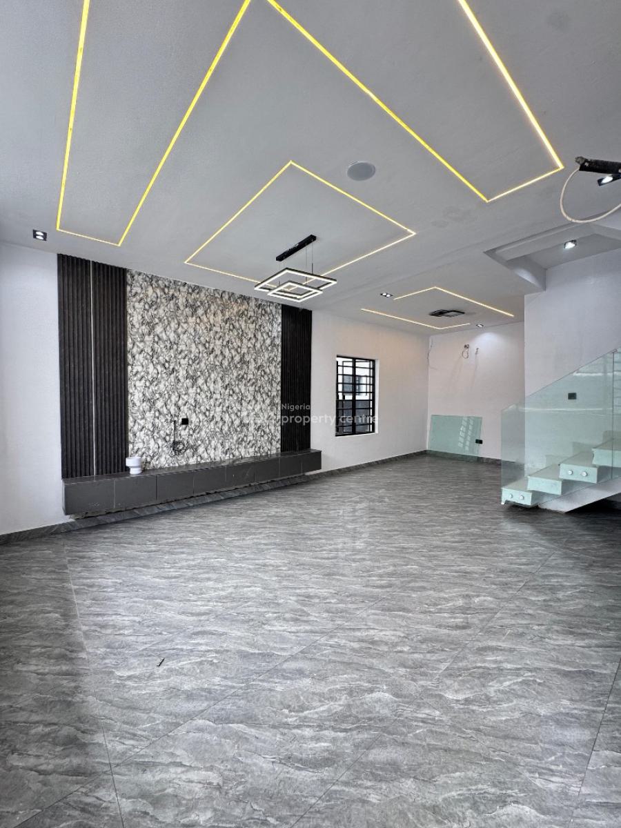 Stunning 4  Bedroom Semi-detached Triplex with a Bq, Orchid Road, Lekki, Lagos, Semi-detached Duplex for Sale