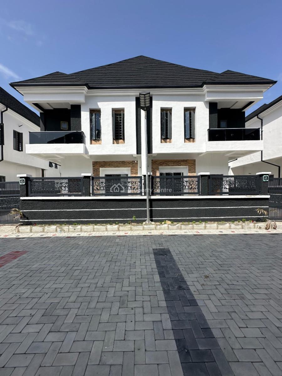 Fully Serviced and Spacious 4 Bedroom Duplex with Bq, Orchid Road, Lekki, Lagos, Semi-detached Duplex for Sale