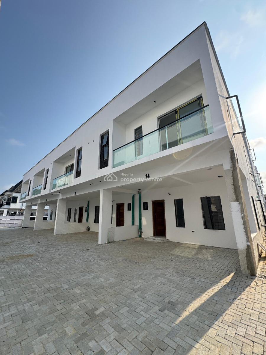 Fully Serviced 4  Bedroom Terrace Duplex in a Secure Location, Orchid Road, Lekki, Lagos, Terraced Duplex for Sale