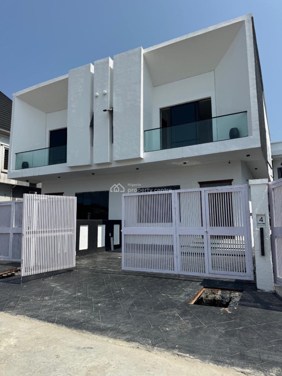Stunning  4 Bedroom  Semi-detached Duplex with a Bq, Orchid Road, Lekki, Lagos, Semi-detached Duplex for Sale