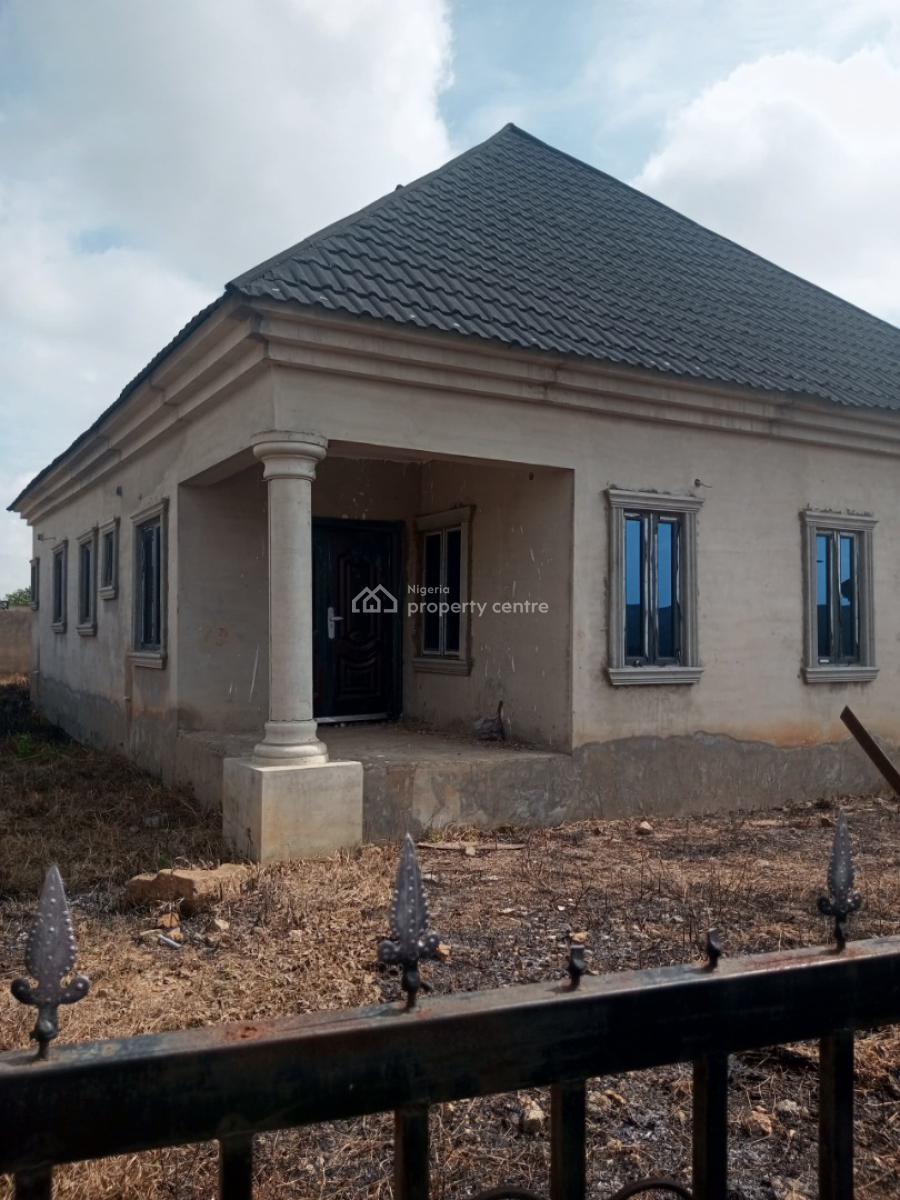 3 Bedroom Detached Bungalow (carcass), Close to Sharia Court, Gwagwalada, Abuja, Detached Bungalow for Rent
