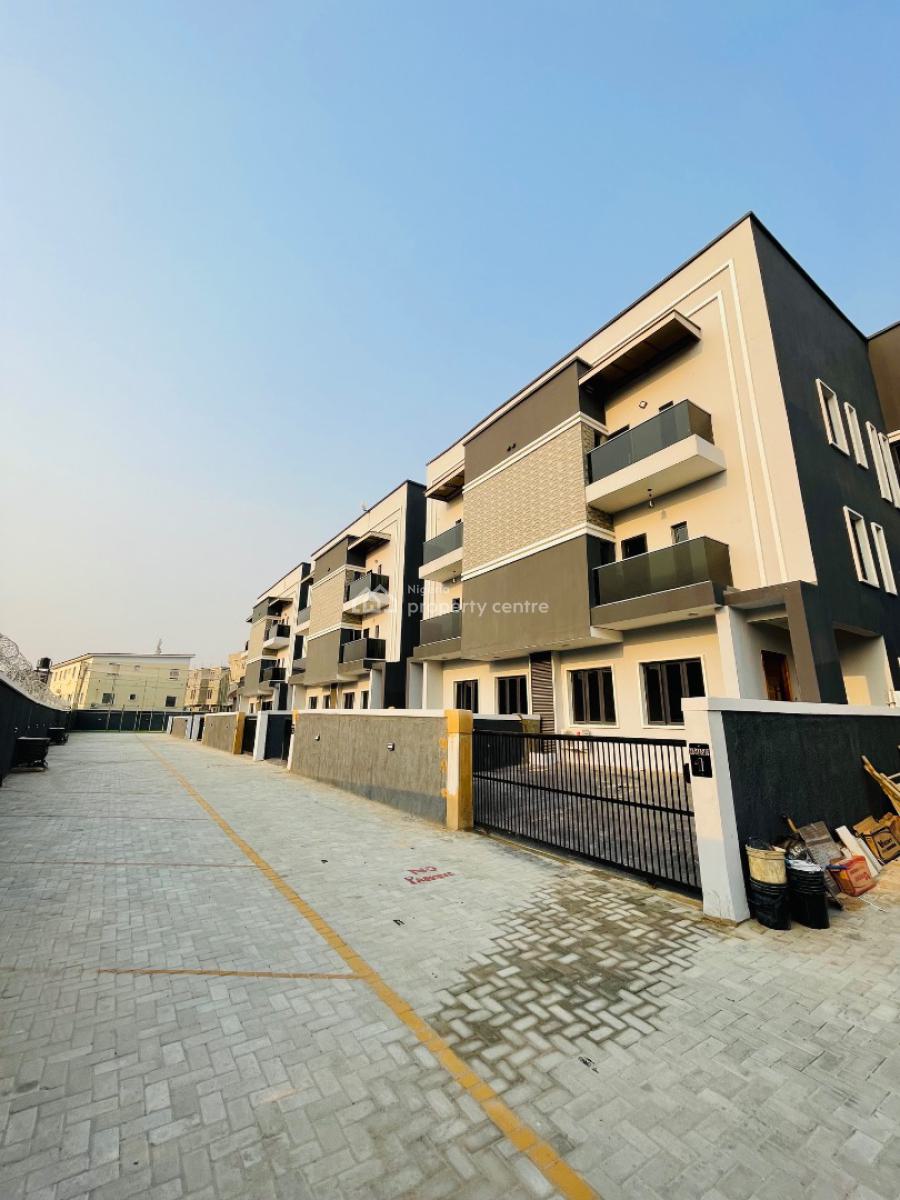 Fantastic Newly Built 4 Bedroom Semi Detached Duplex Plus Bq, Stylishly Designed Home with Bq, Gym, Kids Playground in an Estate, Gra Phase 2, Magodo, Lagos, Semi-detached Duplex for Sale