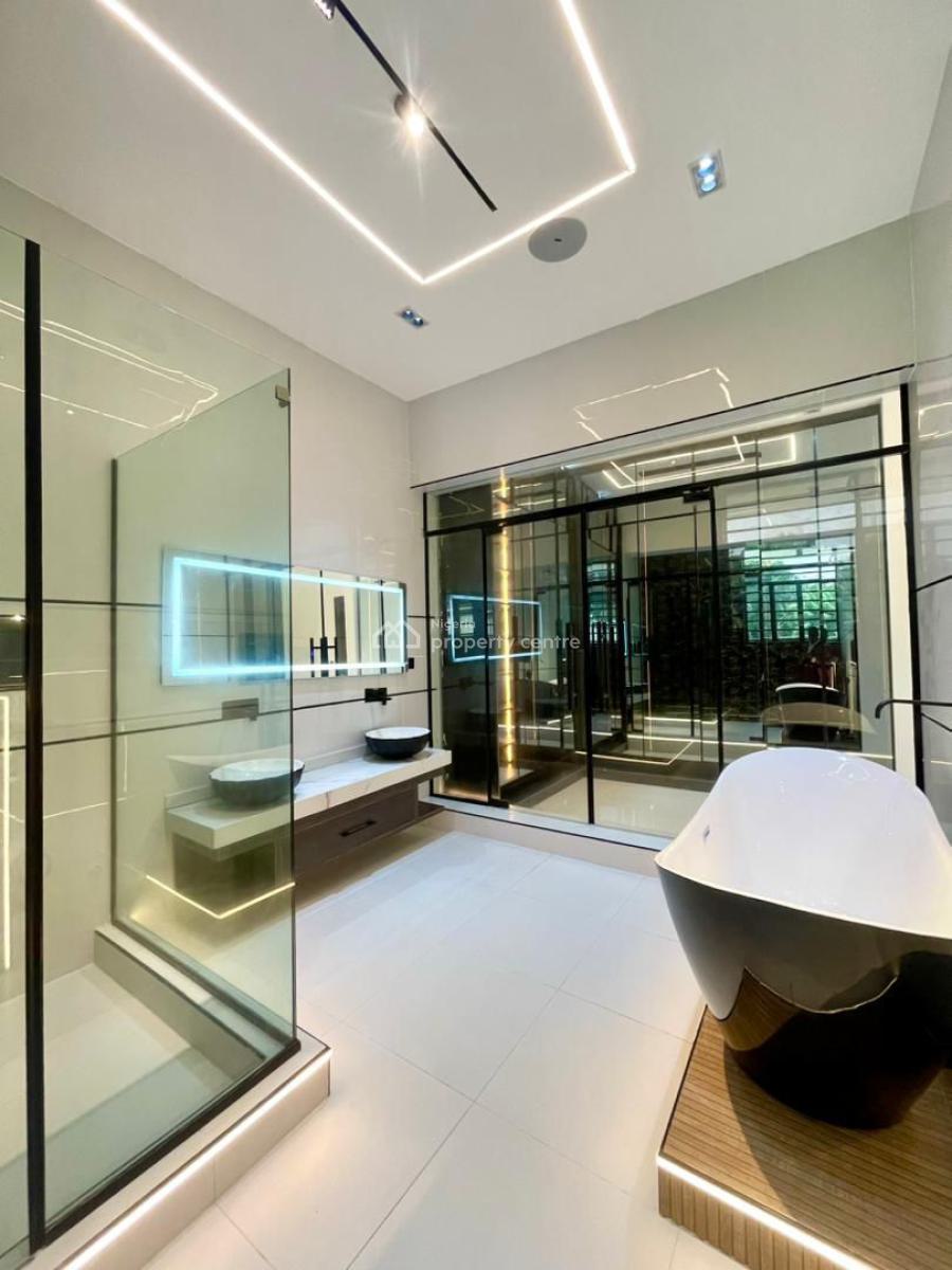 Outstanding 5 Bed Detached Smart Home with Cinema, Gym, Water Fountain, Chevron Toll Gate, Lekki, Lagos, Detached Duplex for Sale