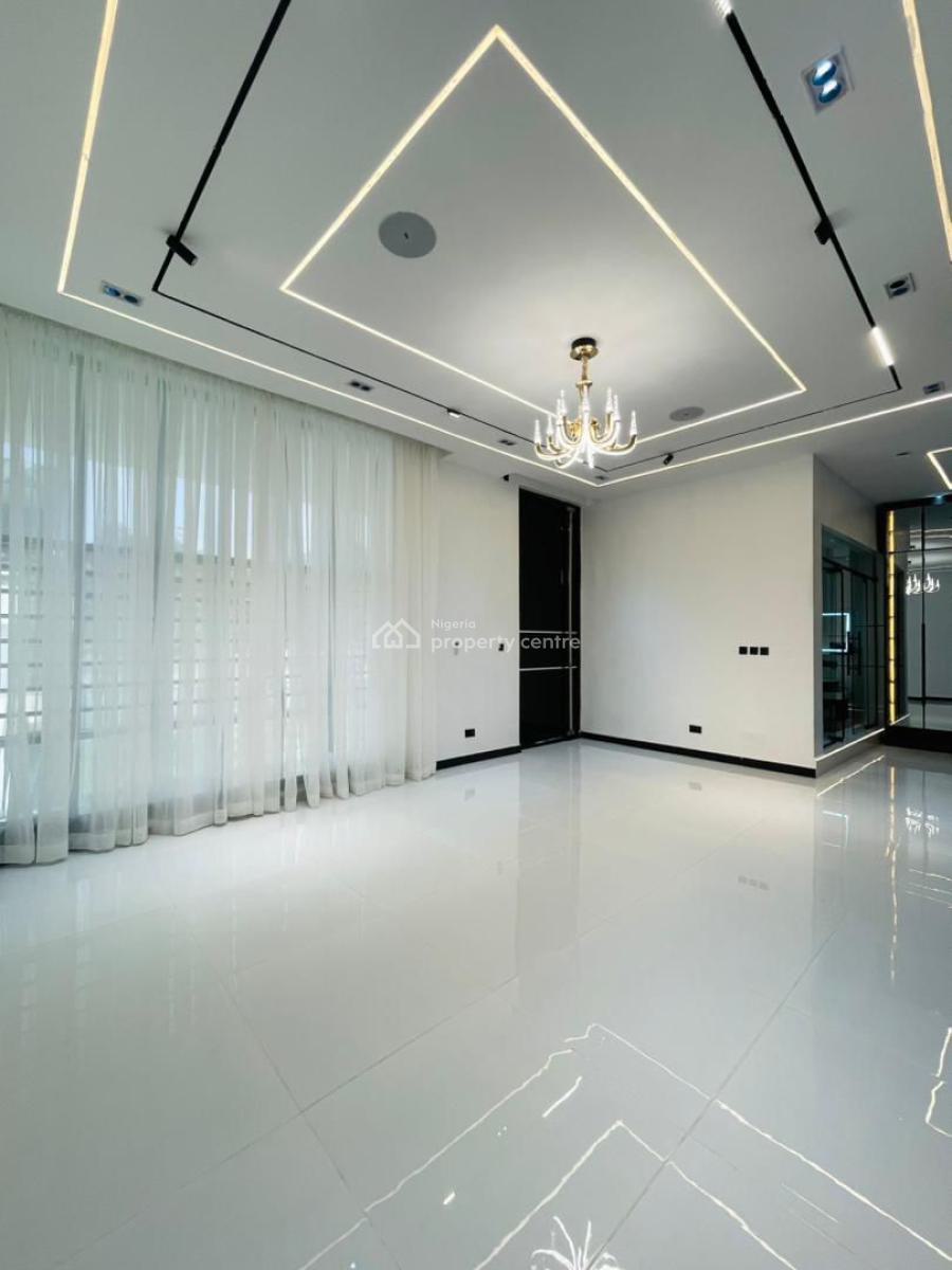 Outstanding 5 Bed Detached Smart Home with Cinema, Gym, Water Fountain, Chevron Toll Gate, Lekki, Lagos, Detached Duplex for Sale