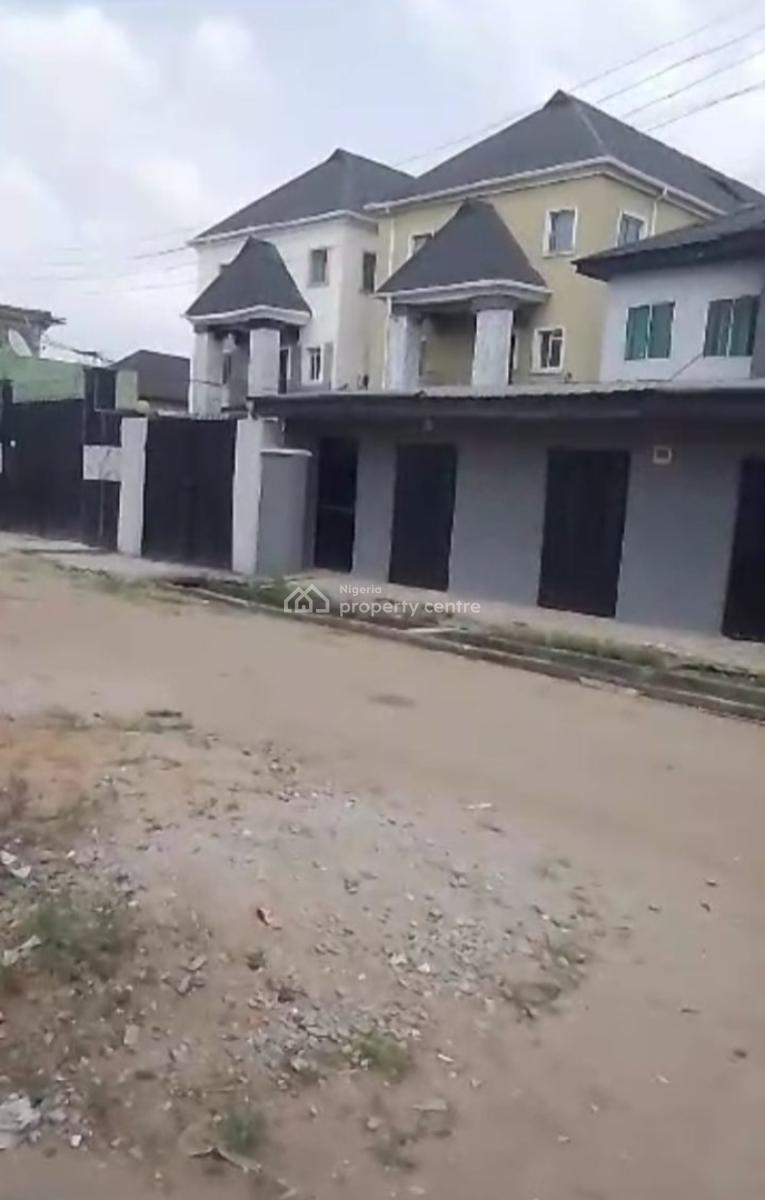 Vacant Block of 4 Flats with Shops [video Available on Request], Off Ago Palace Way By Community Road, Okota, Isolo, Lagos, Block of Flats for Sale