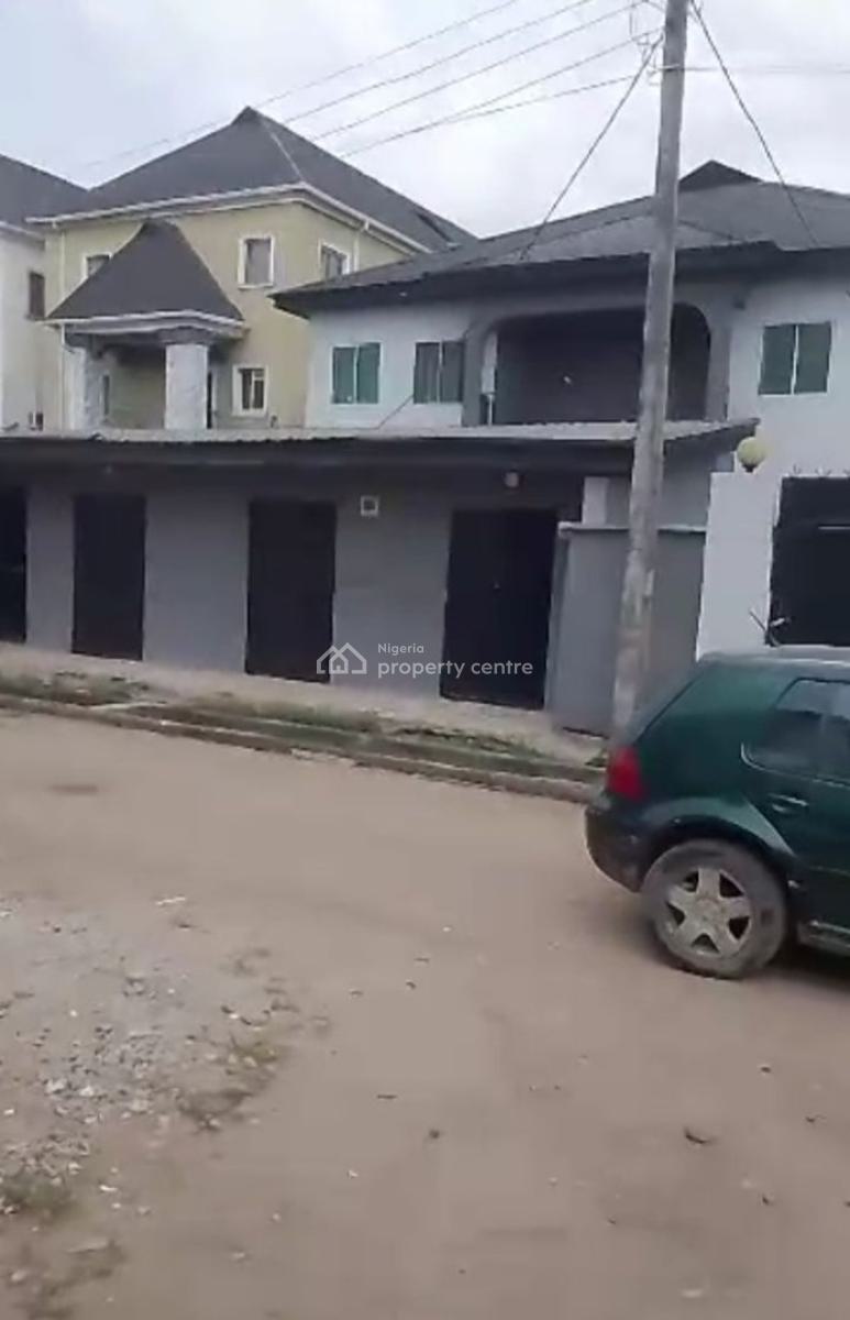 Vacant Block of 4 Flats with Shops [video Available on Request], Off Ago Palace Way By Community Road, Okota, Isolo, Lagos, Block of Flats for Sale