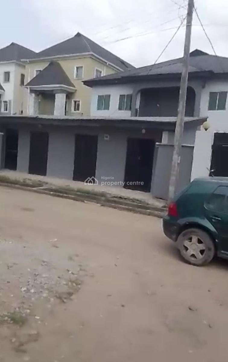 Vacant Block of 4 Flats with Shops [video Available on Request], Off Ago Palace Way By Community Road, Okota, Isolo, Lagos, Block of Flats for Sale