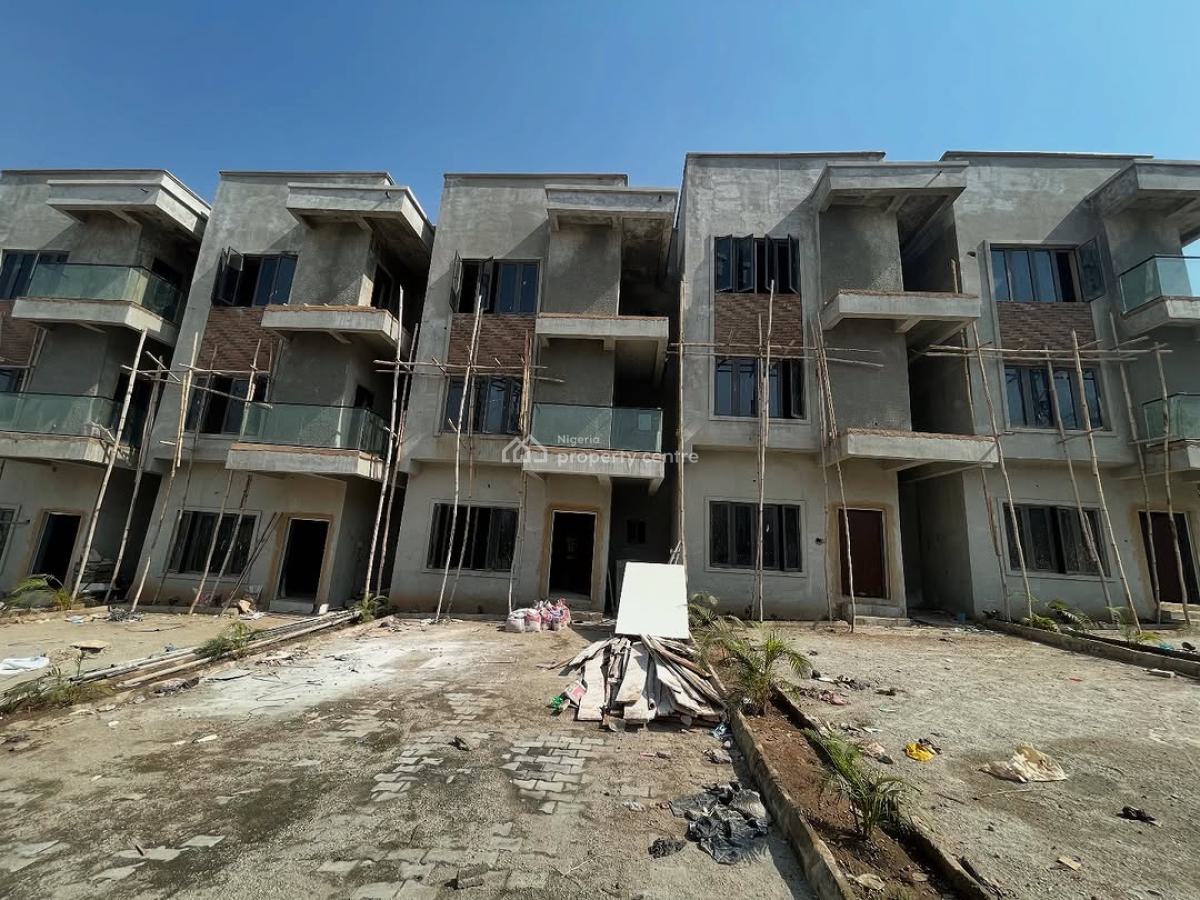 Standard 4bedroom Terrace Duplex with a Bq, Life Camp, Abuja, Terraced Duplex for Sale