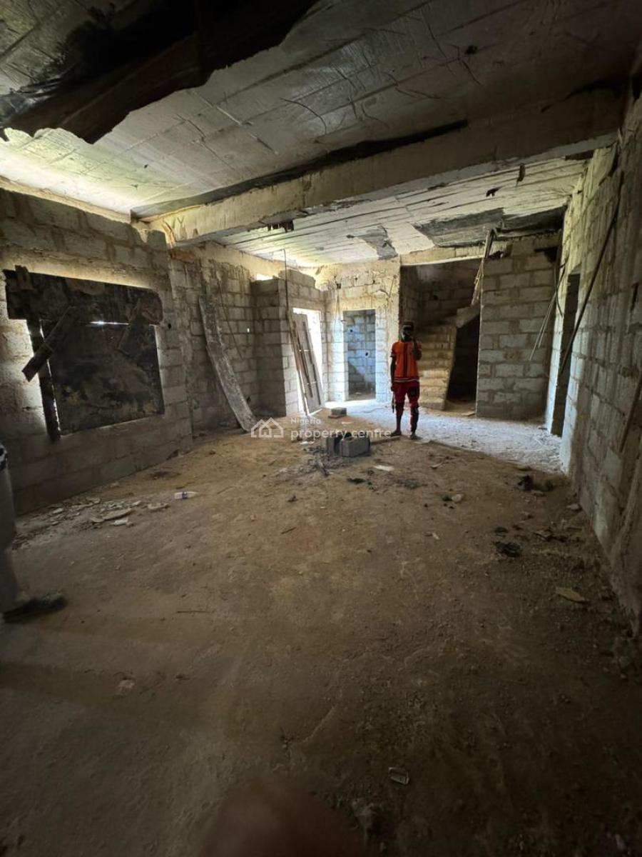 6 Bedroom Detached Duplex (carcass), Life Camp, Abuja, Detached Duplex for Sale