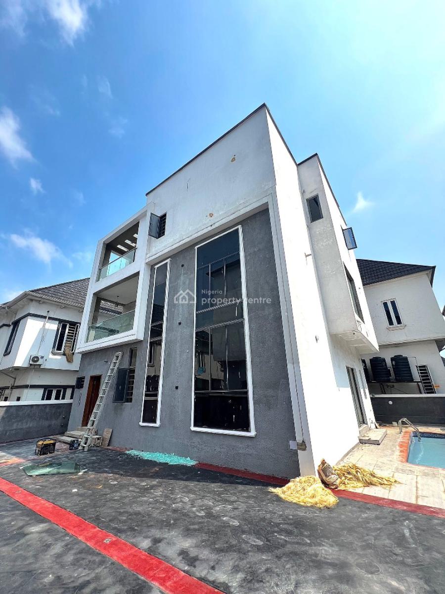5 Bedroom Fully Detached House + Bq, Osapa, Lekki, Lagos, Flat / Apartment for Rent