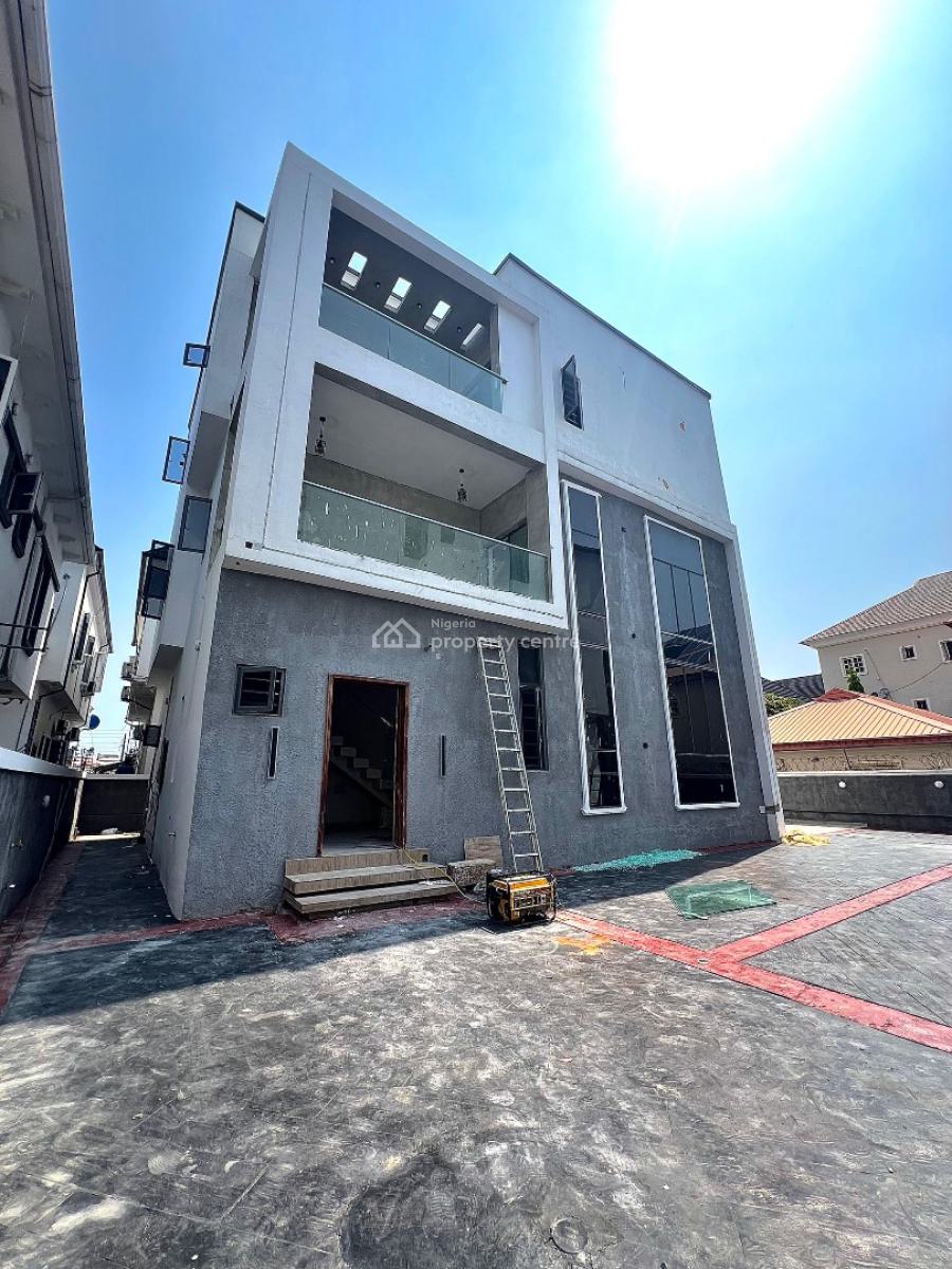 5 Bedroom Fully Detached House + Bq, Osapa, Lekki, Lagos, Flat / Apartment for Rent