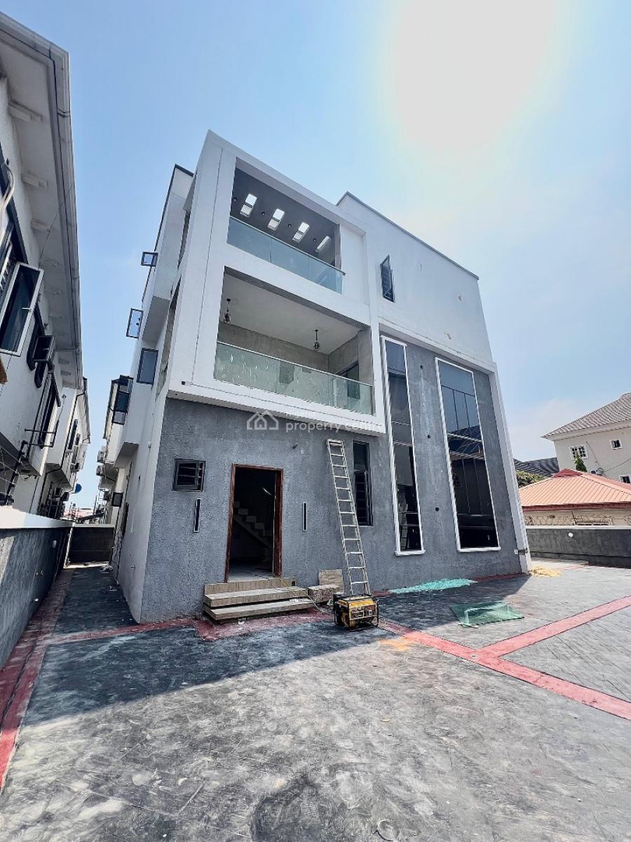 5 Bedroom Fully Detached House + Bq, Osapa, Lekki, Lagos, Flat / Apartment for Rent