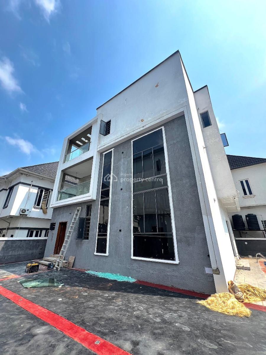 5 Bedroom Fully Detached House + Bq, Osapa, Lekki, Lagos, Flat / Apartment for Rent