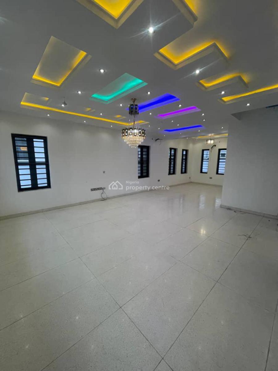 Newly Built 5 Bedroom Fully Detached Home with 2 Miniflat Apartment, B, Executively Built Home with Cinema, Study, 2 Units of Mini Flat Bq, Gra Phase 2, Magodo, Lagos, Detached Duplex for Sale