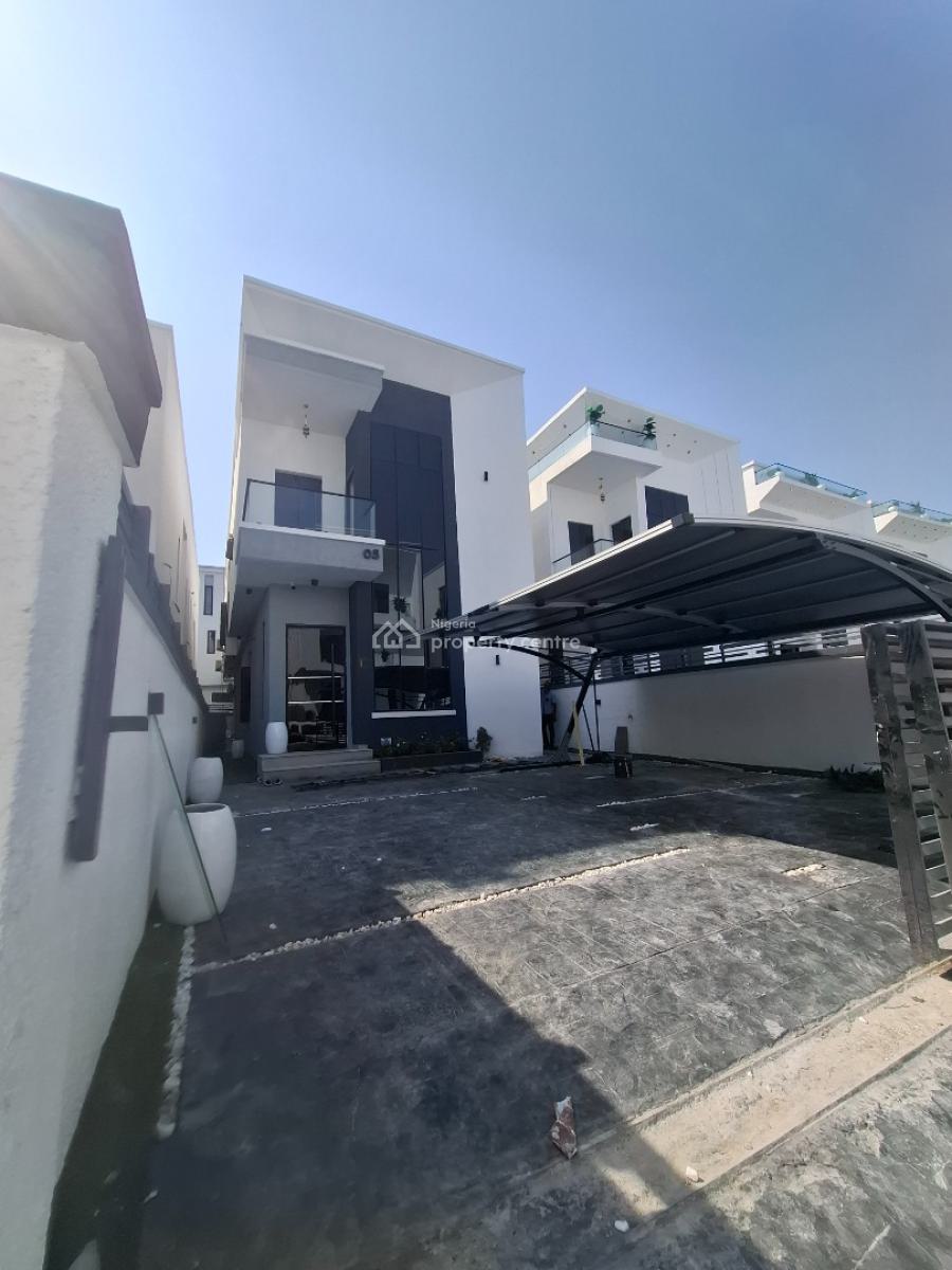 Luxury 5bedroom Fully Detached Mansion with Bq, Chevron, Lekki Phase 2, Lekki, Lagos, Detached Duplex for Sale