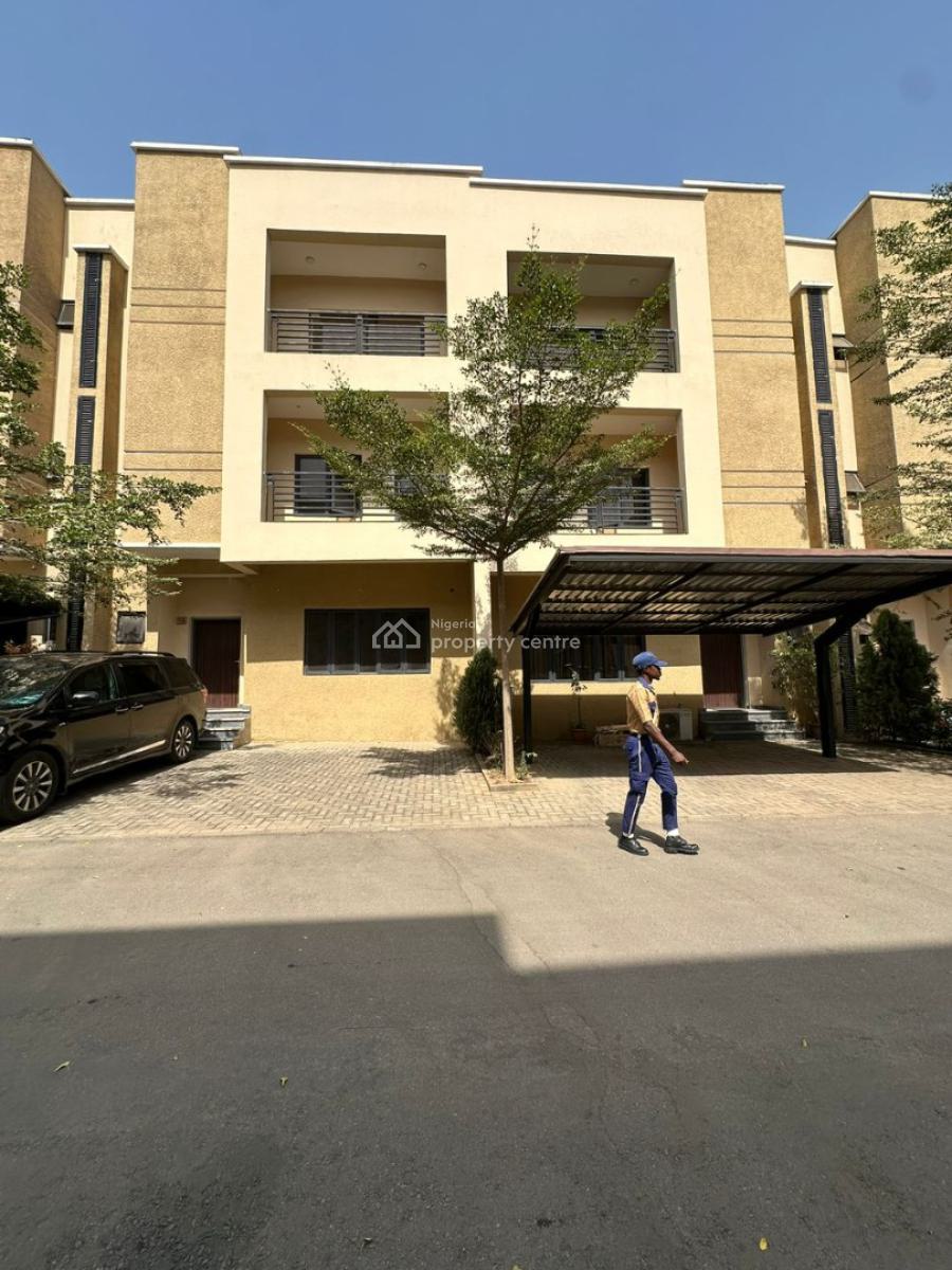 Well Finished 4 Beds Terraced Duplex  1 Room Bq, Jabi Main, Jabi, Abuja, Terraced Duplex for Sale