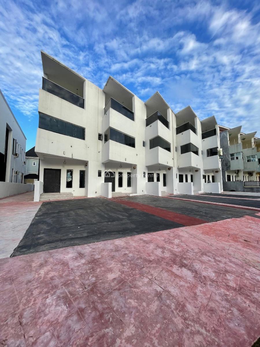 Well Built 4 Bedroom Terraced Duplex with Bq in a Well Secured Estate, Ikota, Lekki, Lagos, Terraced Duplex for Sale