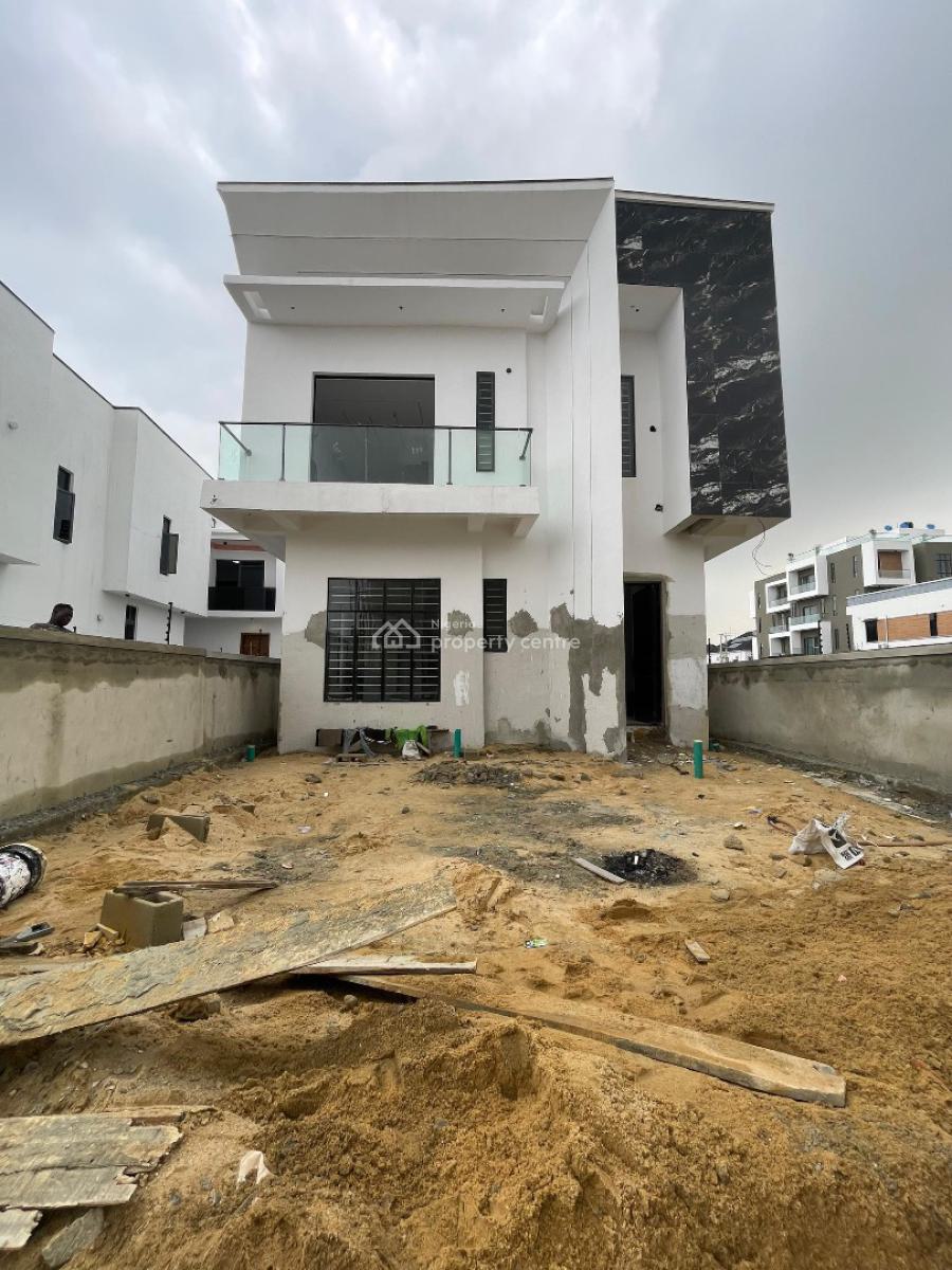 Newly Built 4 Semi Detached Duplex with Bq and Self Compound, Ikota, Lekki, Lagos, Semi-detached Duplex for Sale