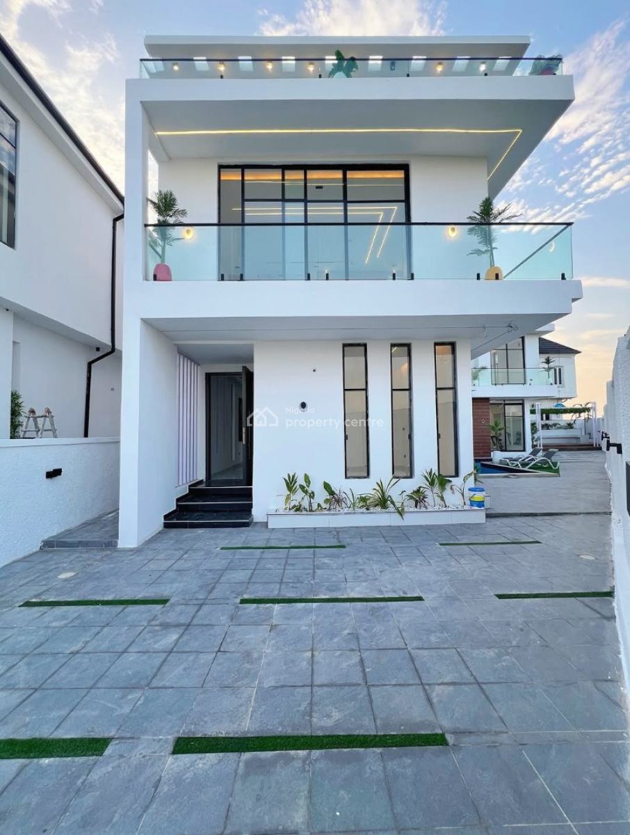 5bedroom Detached Duplex with Cinema, Swimming Pool, Gazebo, Gym, Chevron, Lekki, Lagos, Detached Duplex for Sale