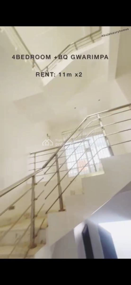 4 Bedroom Terrace Duplex with Bq, Dantata Estate, Gwarinpa, Abuja, Terraced Duplex for Rent
