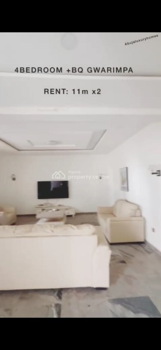 4 Bedroom Terrace Duplex with Bq, Dantata Estate, Gwarinpa, Abuja, Terraced Duplex for Rent