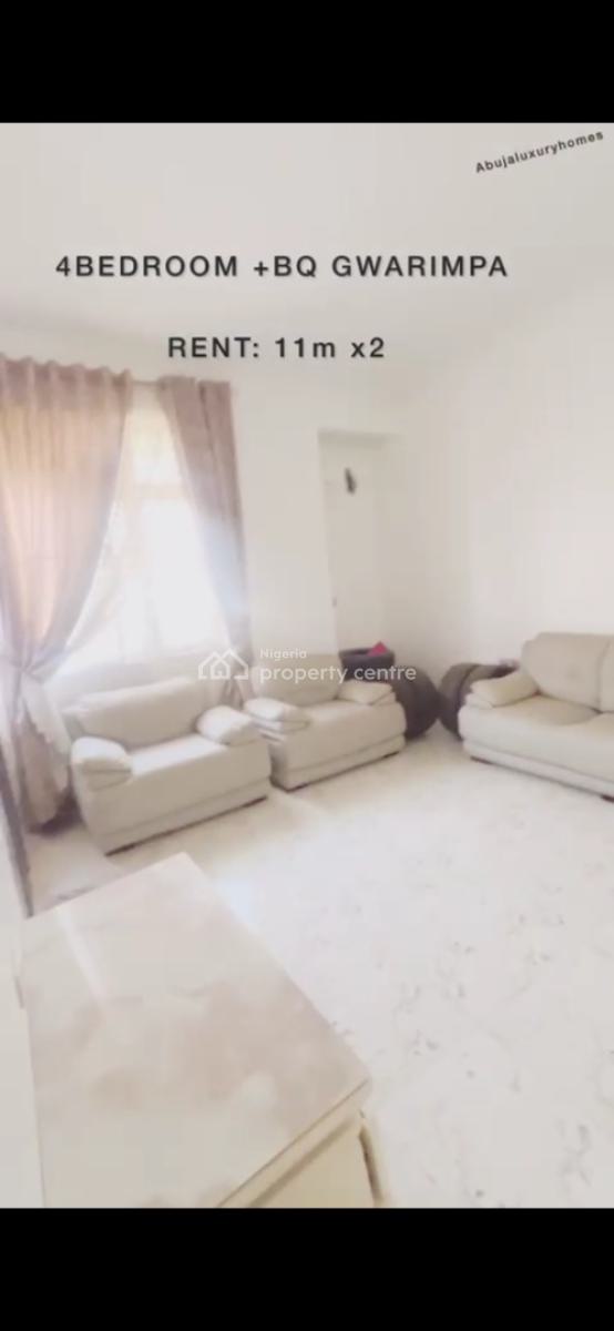 4 Bedroom Terrace Duplex with Bq, Dantata Estate, Gwarinpa, Abuja, Terraced Duplex for Rent