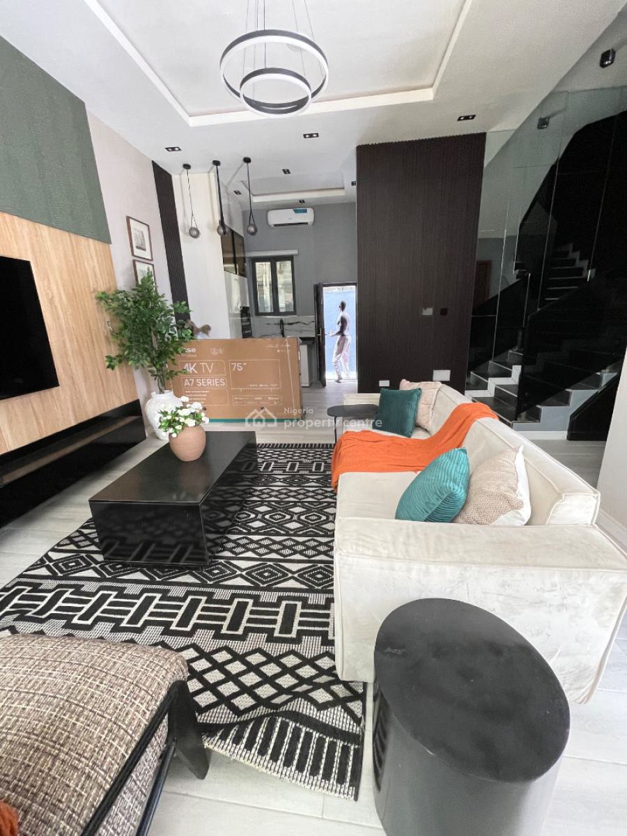 4bedroom Terrace with Bq and Open Rooftop, Ikate Elegushi, Lekki, Lagos, Terraced Duplex for Sale