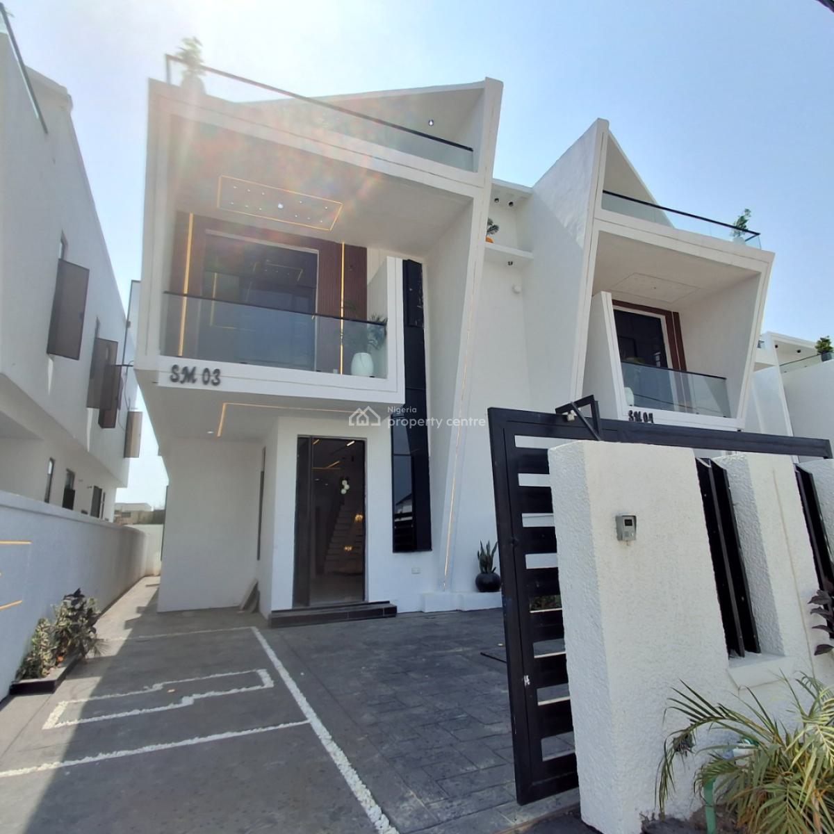 Four Bedroom Semi Detached Duplex, Ikota, Lekki, Lagos, Detached Duplex for Sale