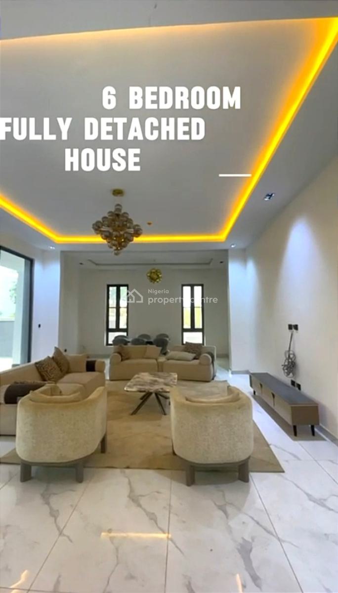 7 Bedrooms Fully Detached Duplex with 2rooms Bq, Tarred Road, Asokoro District, Abuja, Detached Duplex for Rent