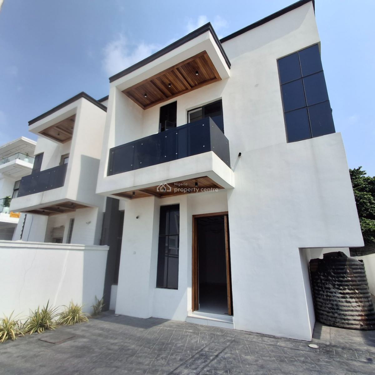 Four Bedroom Semi Detached Duplex, Chevron, Lekki, Lagos, Detached Duplex for Sale