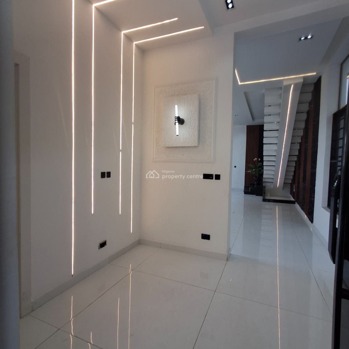 Five Bedroom Fully Detached Duplex, Chevron, Lekki, Lagos, Detached Duplex for Sale