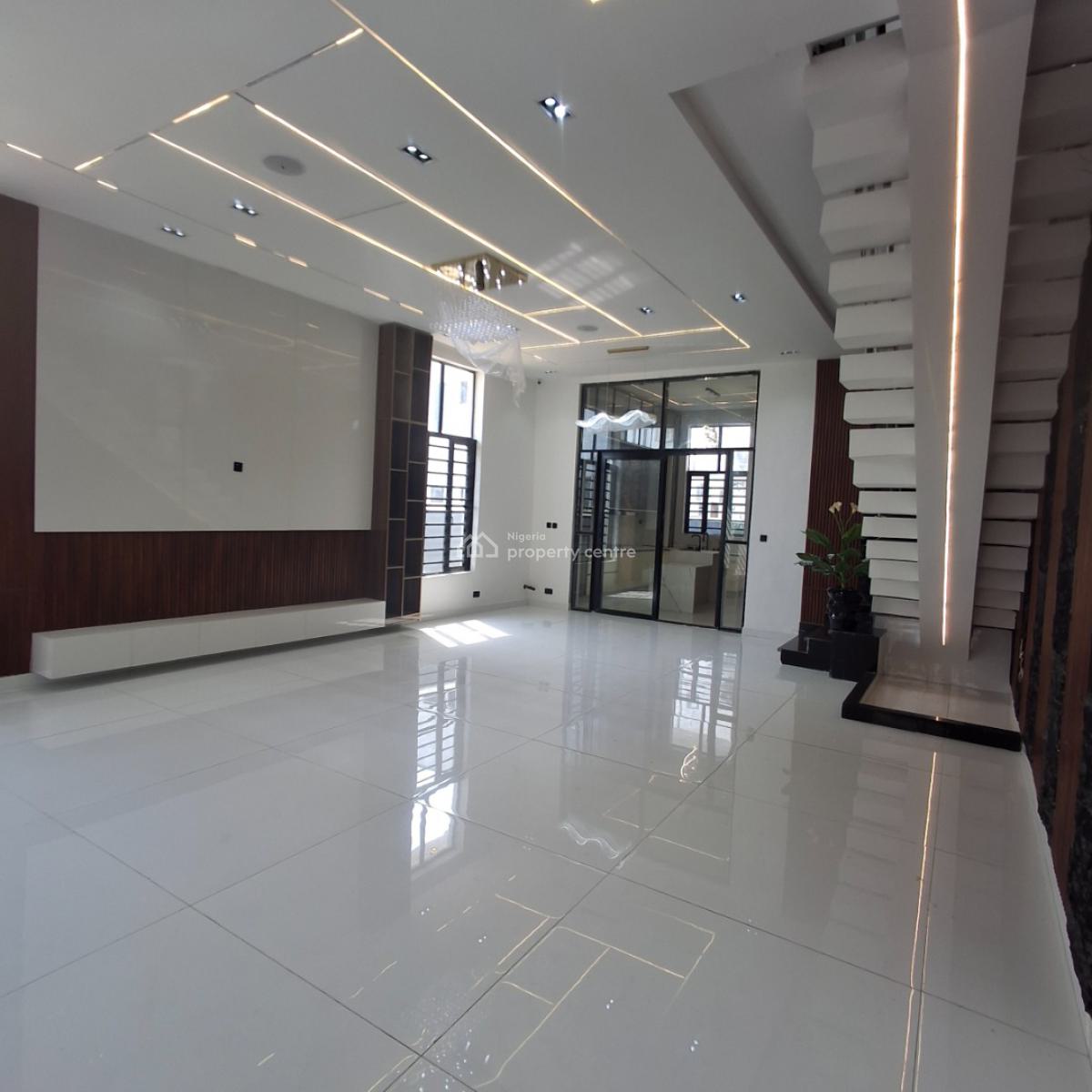 Five Bedroom Fully Detached Duplex, Chevron, Lekki, Lagos, Detached Duplex for Sale